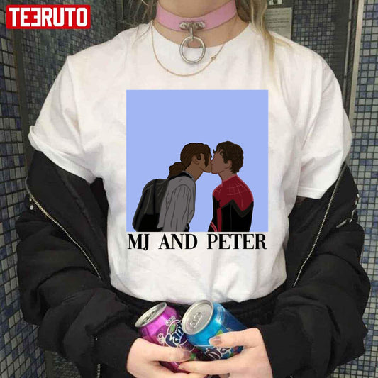 Mj And Peter Art Kissing Unisex T Shirt