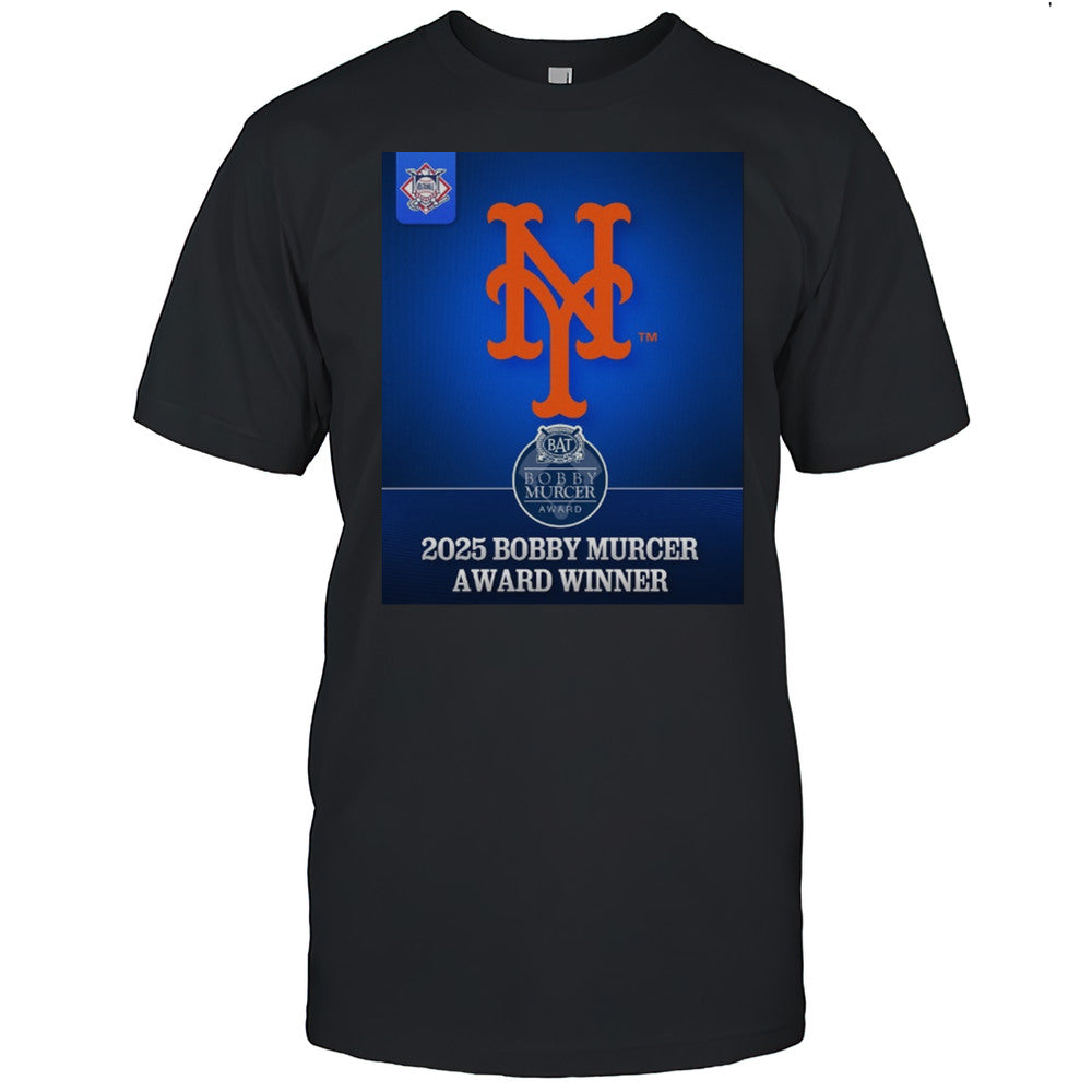 MLB New York Mets BAT Baseball Assistance Team 2025 Bobby Murcer Award Winner Poster T shirt