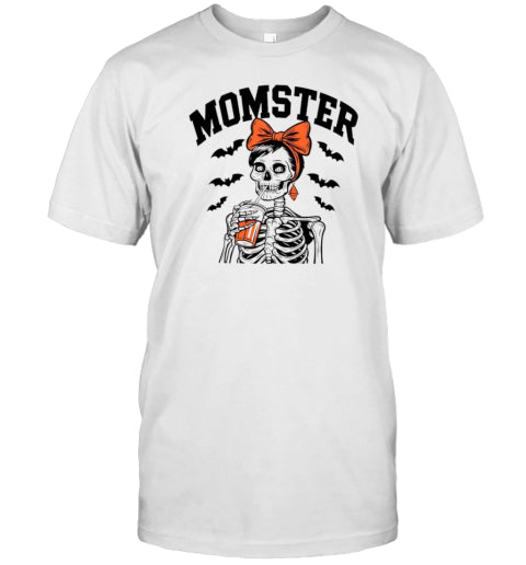 Momster Skeleton Mom Halloween Coffee T Shirt