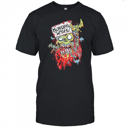 Municipal Waste Zombie Head Logo T shirt