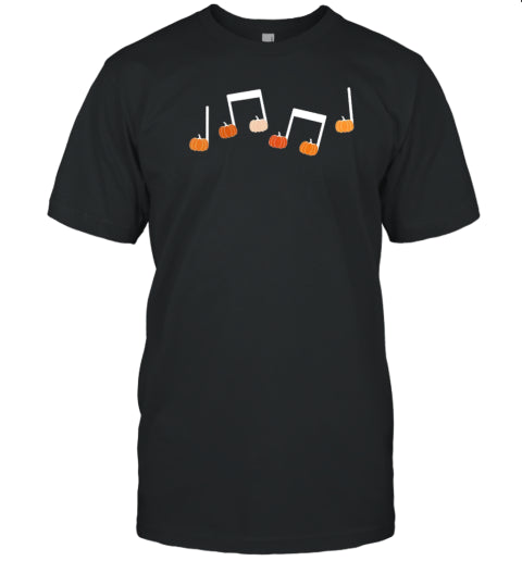 Musical Notation Halloween Pumpkin Teacher T Shirt
