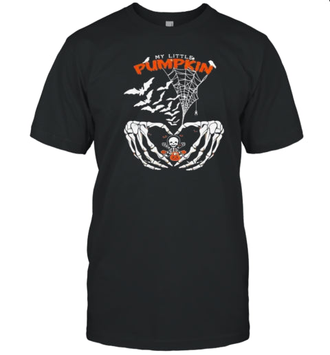 My Little Pumpkin Skeleton Halloween T Shirt