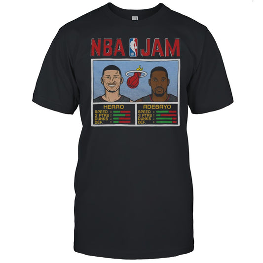 NBA Jam Heat Herro And Adebayo Shirt