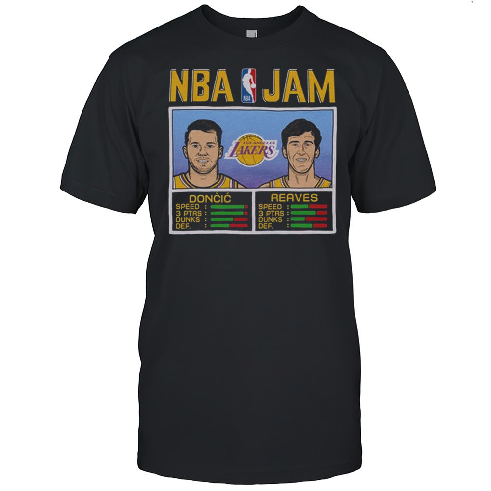 NBA Jam Lakers Doncic And Reaves Shirt