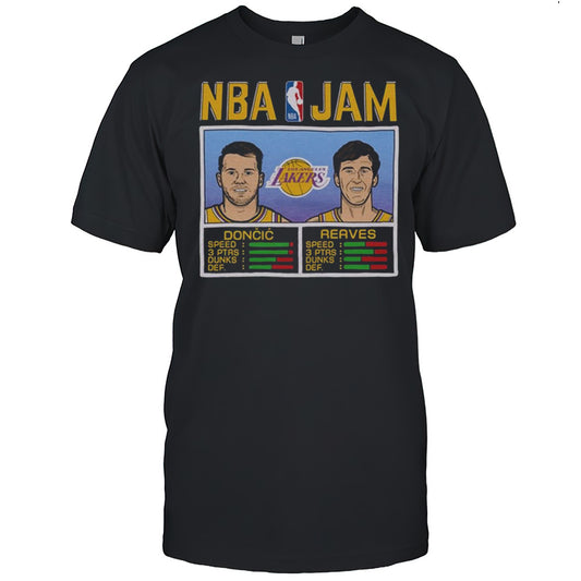 NBA Jam Lakers Doncic And Reaves Shirt