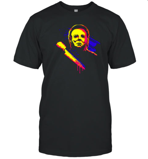 Neon Michael Myers Halloween T Shirt