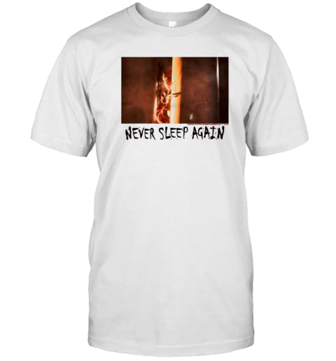 Never Sleep Again A Nightmare On Elm Street Movie At Halloween T Shirt