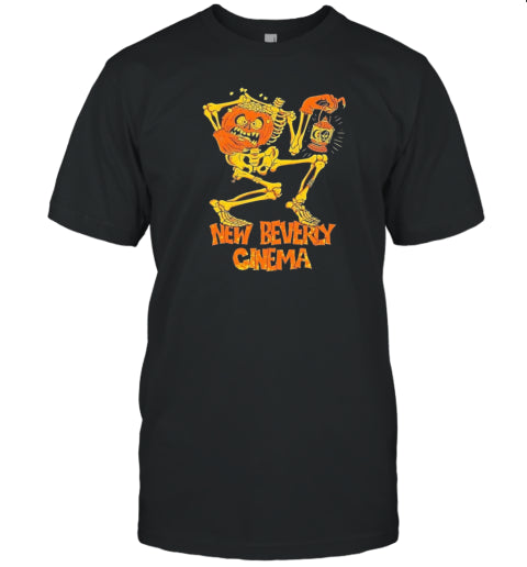 New Beverly cinema skeleton Halloween T Shirt