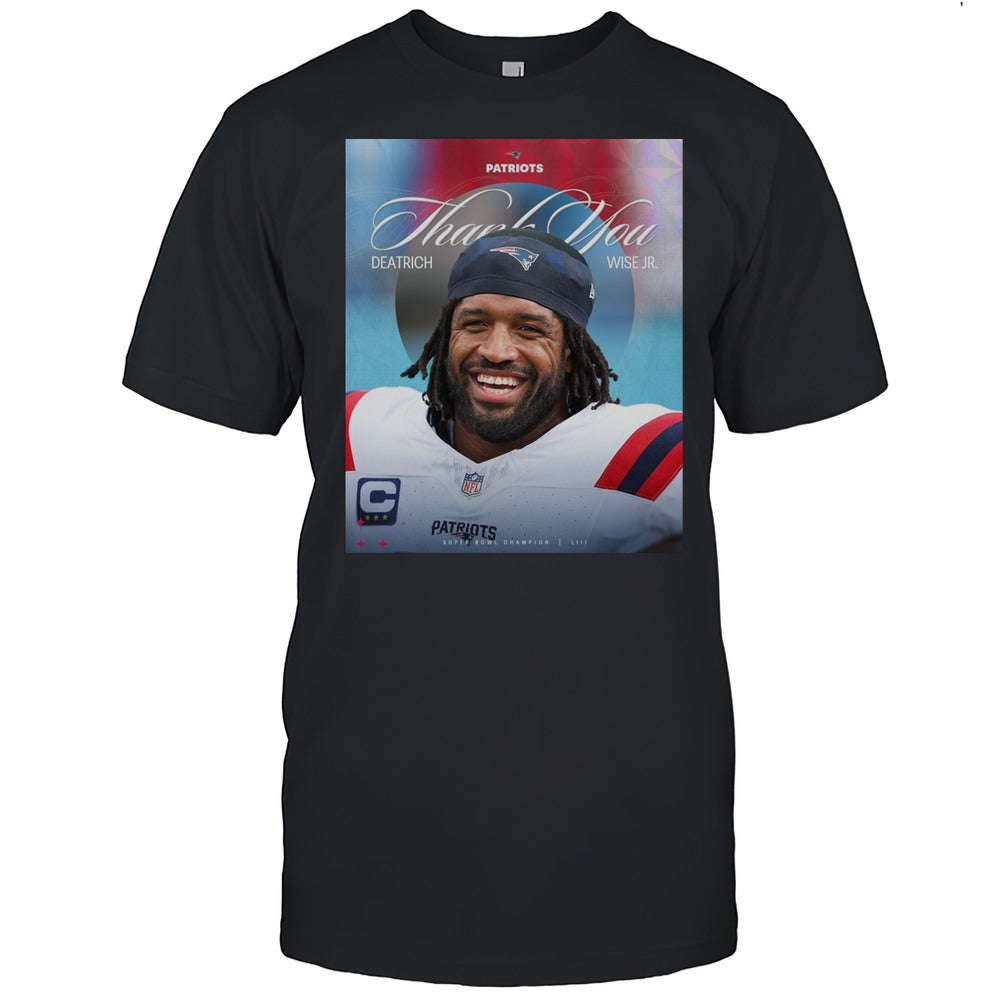 New England Patriots Thank You Deatrich Wise Jr. Super Bowl Champion Poster T shirt