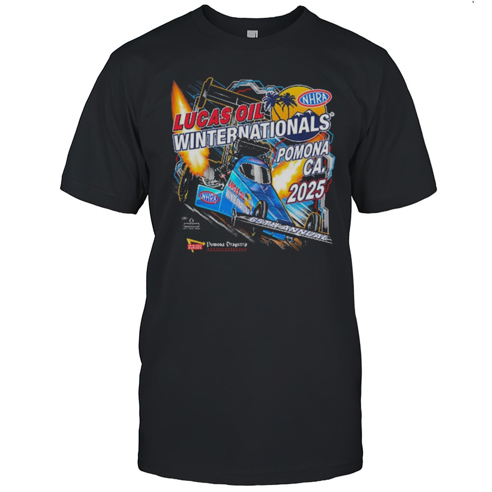 New Nitromall NHRA Lucas Oil Winternationals Event Pomona CA 2025 Graphic T shirt