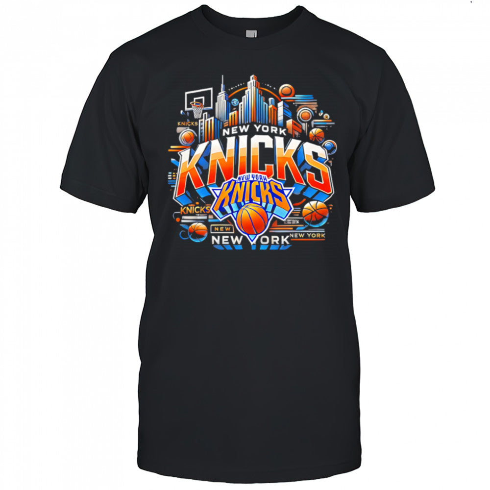 New York Knicks cube design shirt