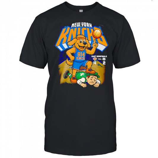 New York Knicks East Semifinals 4 2 Boston Celtics mascot shirt