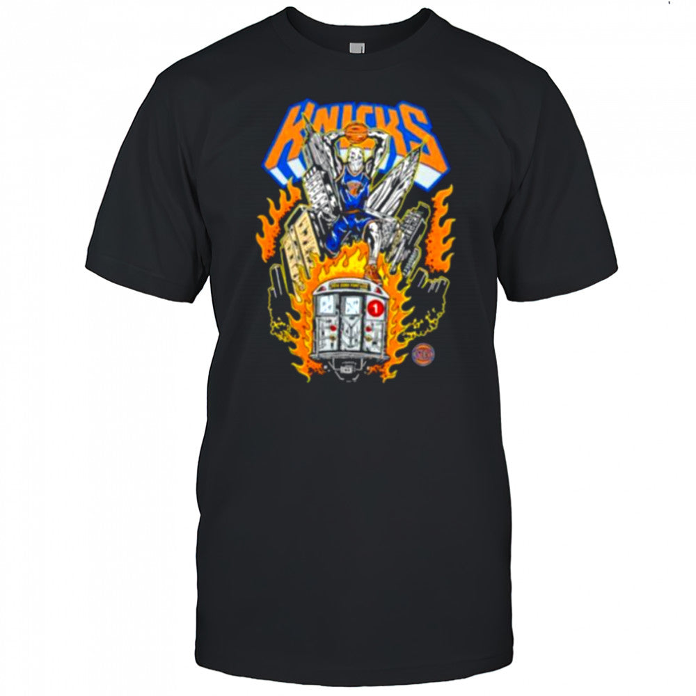 New York Knicks Subway player skeleton shirt