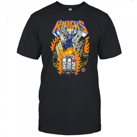 New York Knicks Subway player skeleton shirt
