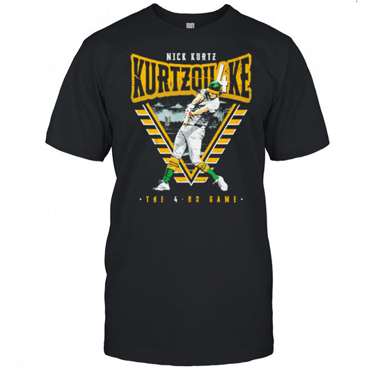 Nick Kurtz Sacramento 4 Homers game shirt
