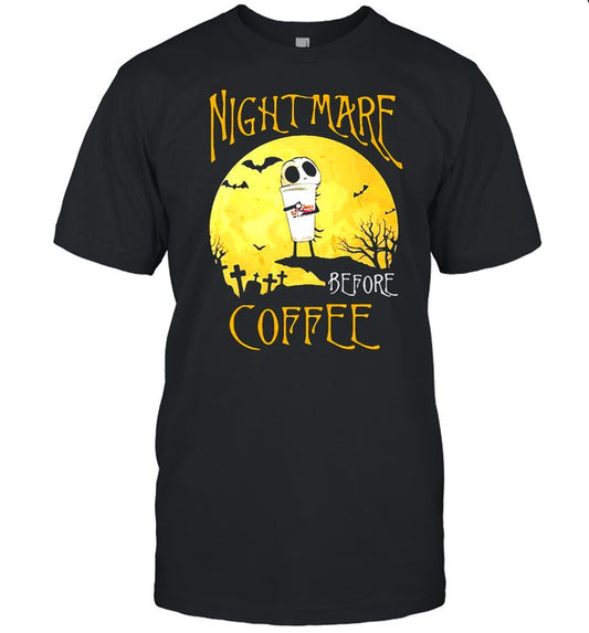 NIGHTMARE BEFORE DUNKIN DONUTS HALLOWEEN SHIRT