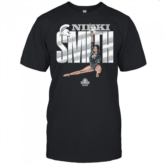 Nikki Smith Michigan State gymnastics cartoon shirt