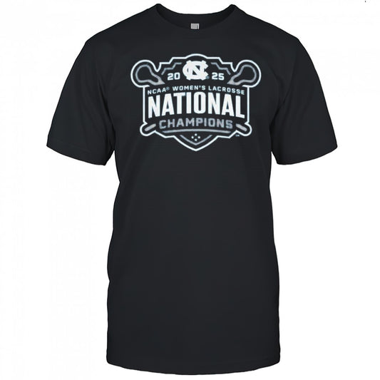 North Carolina Tar Heels 2025 NCAA Women’s Lacrosse National Champions Inside Carolina t shirt