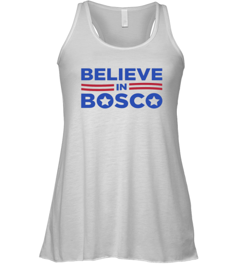 Believe In Bosco Football Racerback Tank