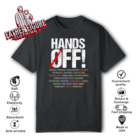 Hands Off Medicaid Medicare Social Security T Shirt