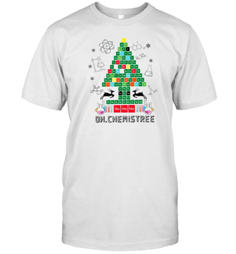 Oh Chemistree Christmas Teacher T Shirt