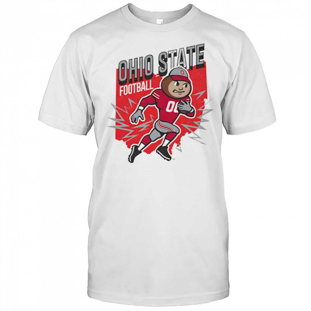 Ohio State Buckeyes Football Brutus mascot shirt