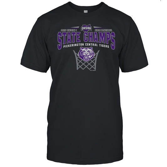 OHSAA 2025 Division I Girls Basketball State Champs Pickerington Central Tigers Shirt