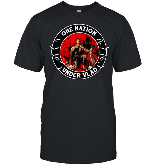 One Nation Under Vlad blood moon Halloween shirt