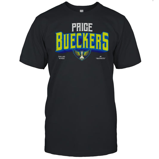 Paige Bueckers Dallas Wings 5 Buckets Logo Shirt