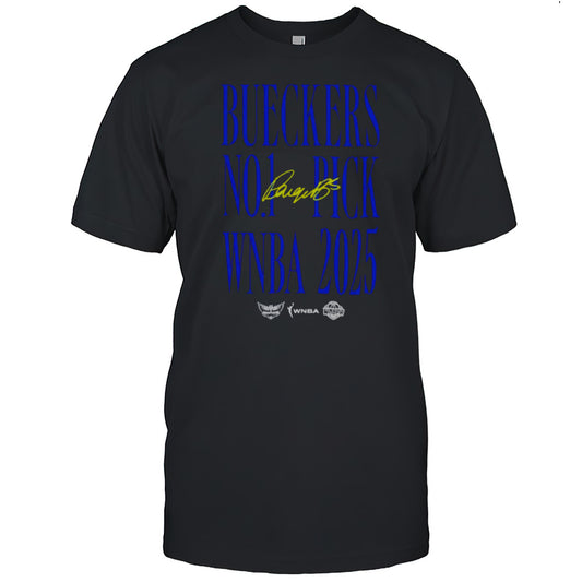 Paige Bueckers No 1 Pick WNBA 2025 Dallas Wings Shirt