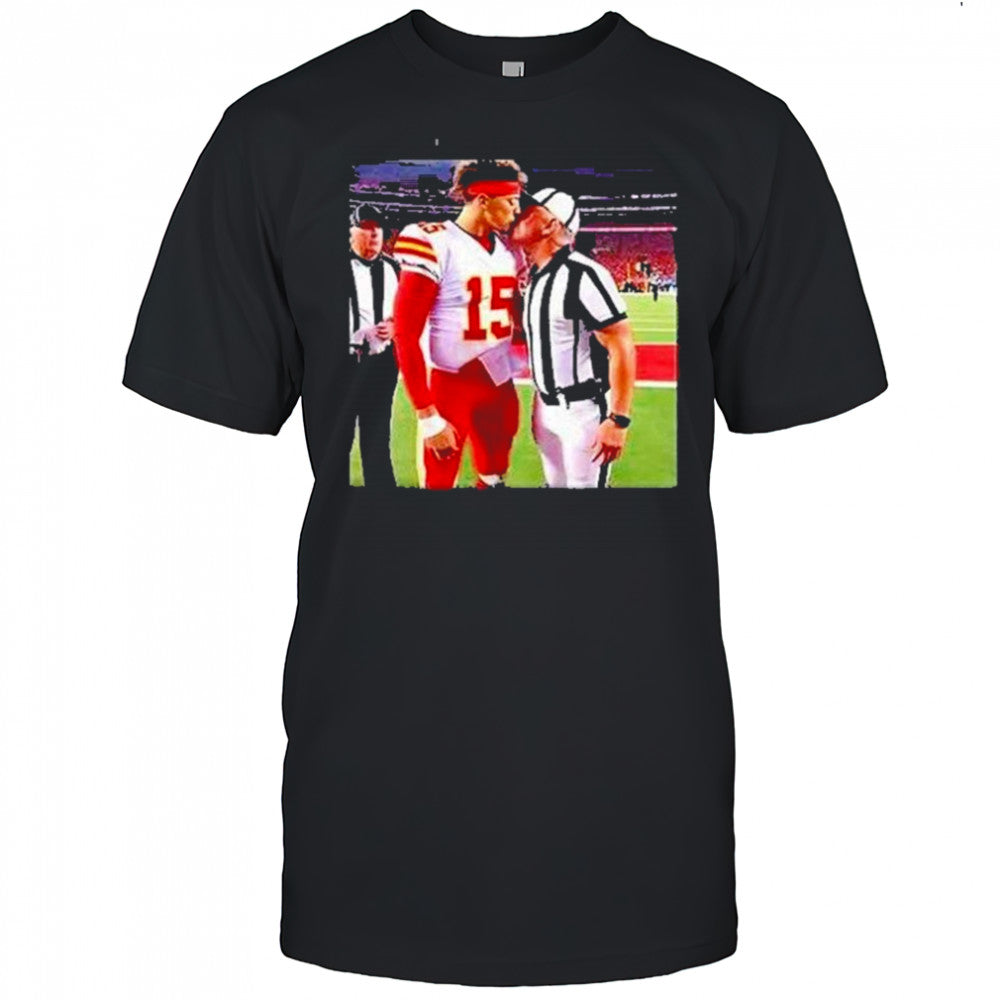Patrick Mahomes Kissing Nfl Referee Shirt
