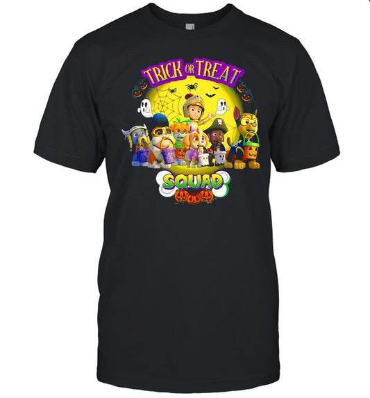 Paw Patrol Trick Or Treat Squad Halloween T shirt