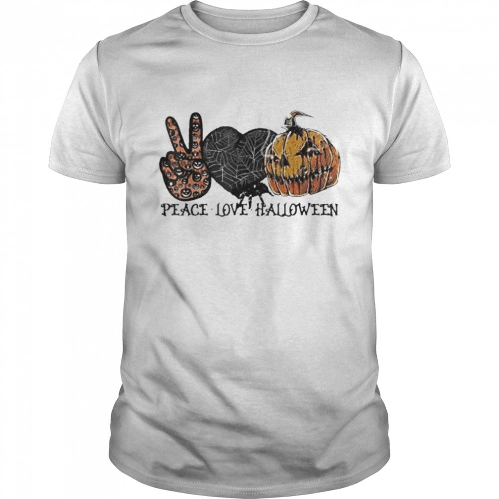 Peace Love Halloween Halloween Shirt