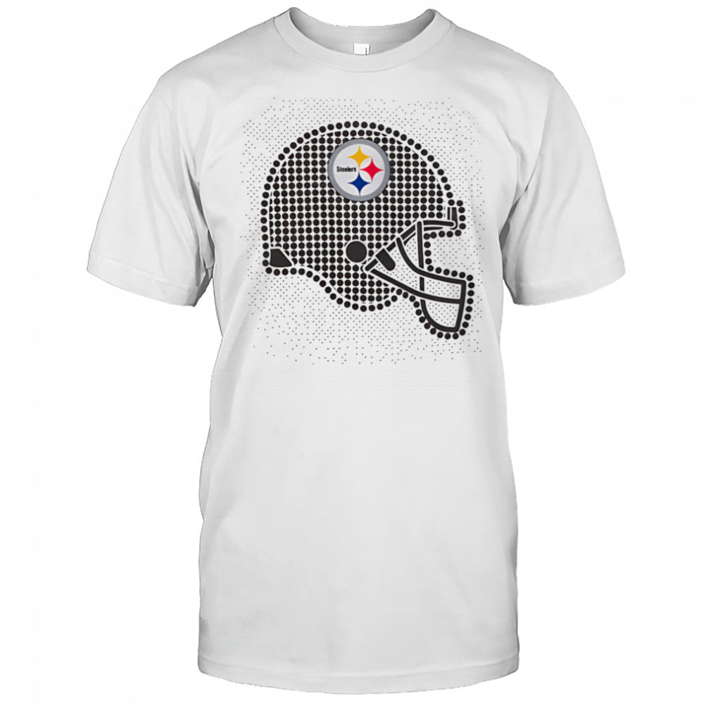 Pittsburgh Steelers polka dots helmet shirt