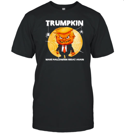 Pumpkin Trump Trumpkin Make Halloween Great Again T Shirt