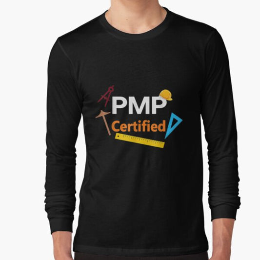 Pmp Project Management Professional Certification  Long Sleeve T-Shirt for Sale by bar0zysbertha