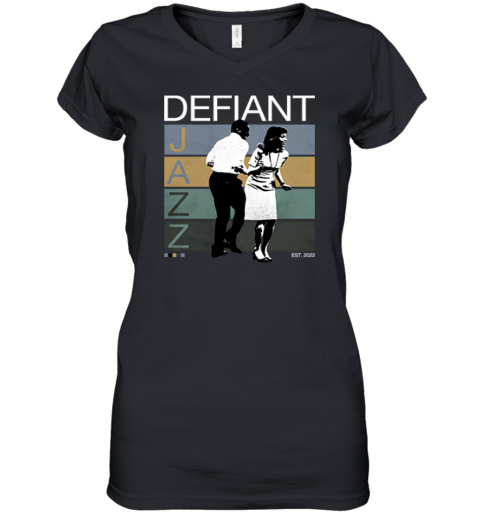 Defiant Jazz Severance Women039S V Neck T Shirt