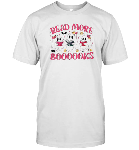 Read More Boooooks Halloween Teacher T Shirt