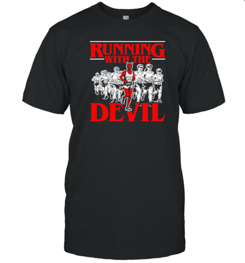 Running With The Devil Halloween T Shirt