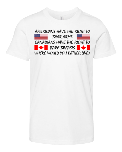Americans Have The Right To Bear Arms Canadians Premium Youth T Shirt