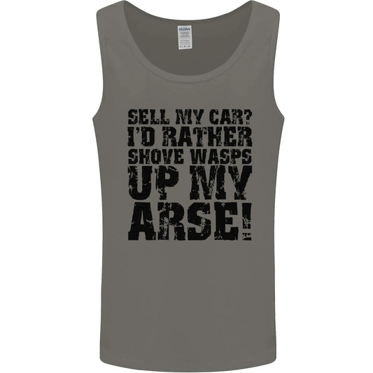 Sell My Car Funny Classic Sport Enthusiast Mens Vest Tank Top Tank Top | Best-Selling Apparel | Must-Have For Collectors