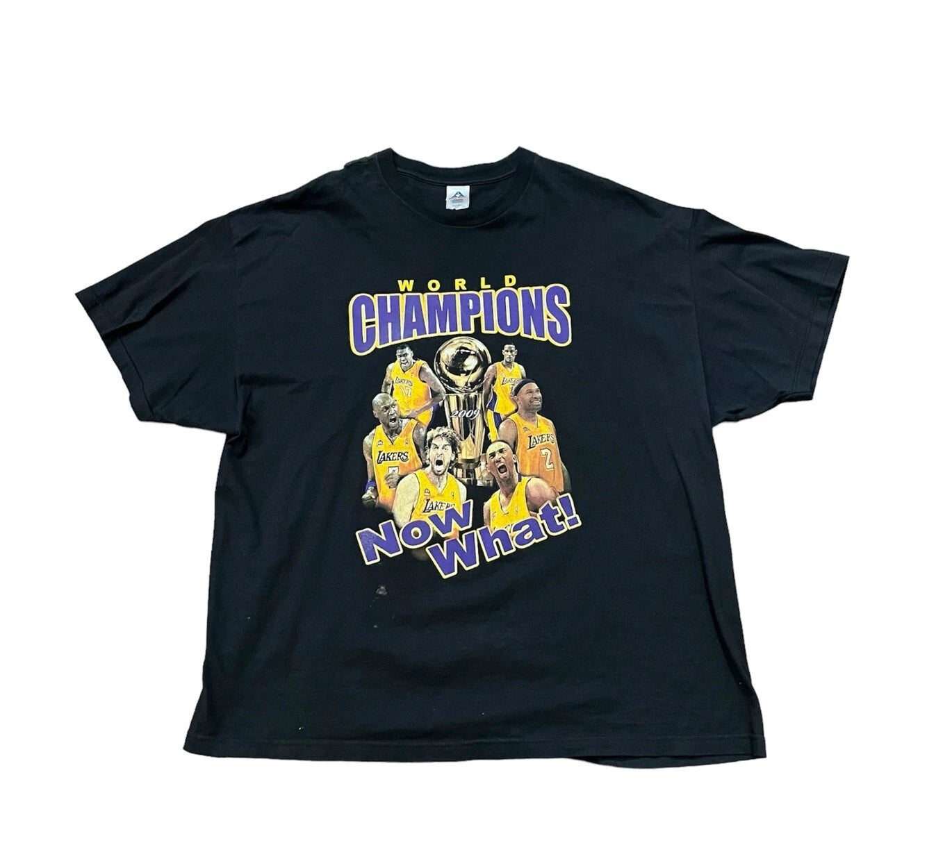 2009 Los Angeles La Lakers Nba Finals Champions Shirt Kobe Bryant Gasol 3xl Vtg | Trendy Graphic Tee | Casual Unisex T-shirt