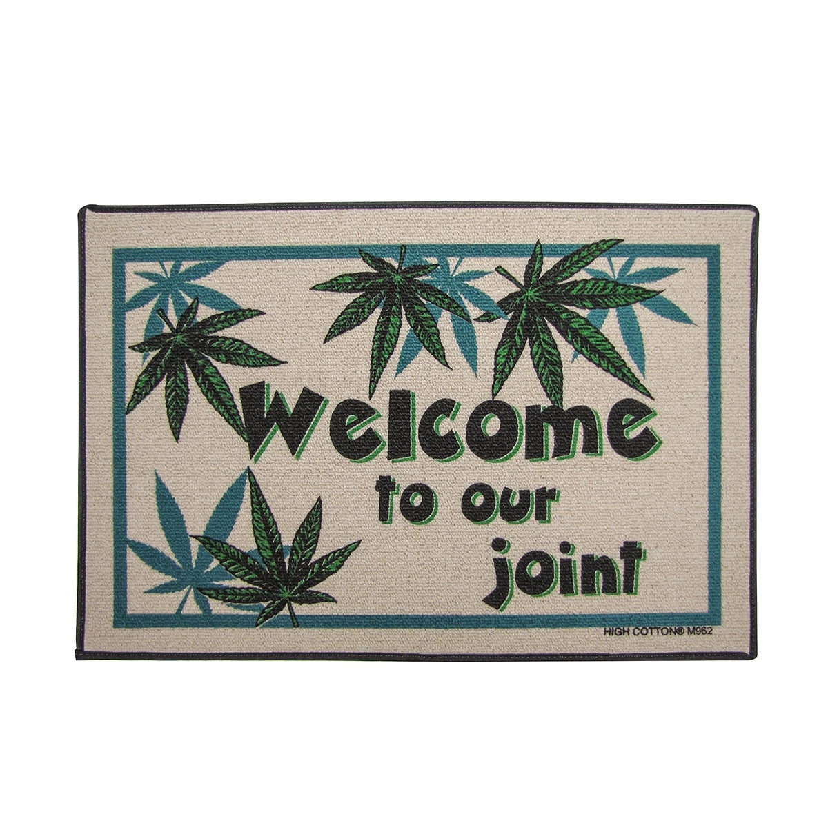 Funny Welcome 2 Joint Outdoor Doormat Novelty Weed Gift Floor Rug Front Door Mat