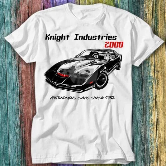Knight Rider Kitt 1982 Pontiac Michael Industries Tv T Shirt Top Tee 378