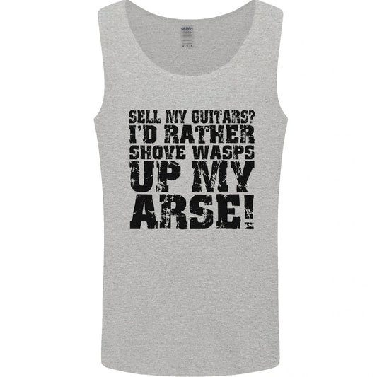 Sell My Guitars Guitar Guitarist Funny Mens Vest Tank Top Tank Top | Comfort-Fit Style | Trending Fashion Apparel