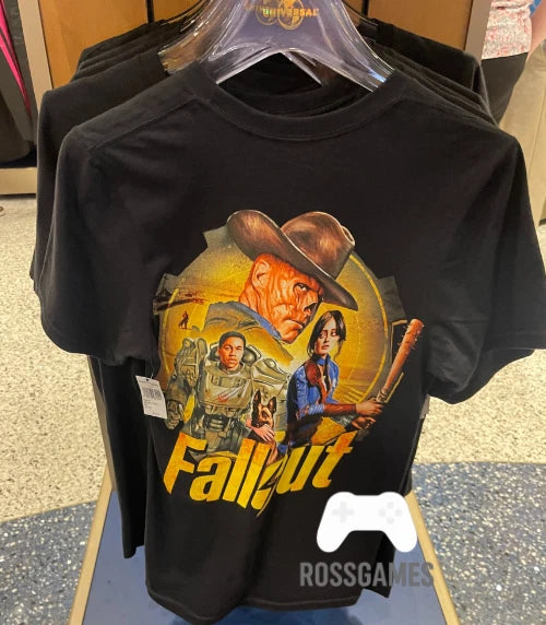 Universal Halloween Horror Nights Hhn 2025 Fallout Black Ghoul T shirt Large L