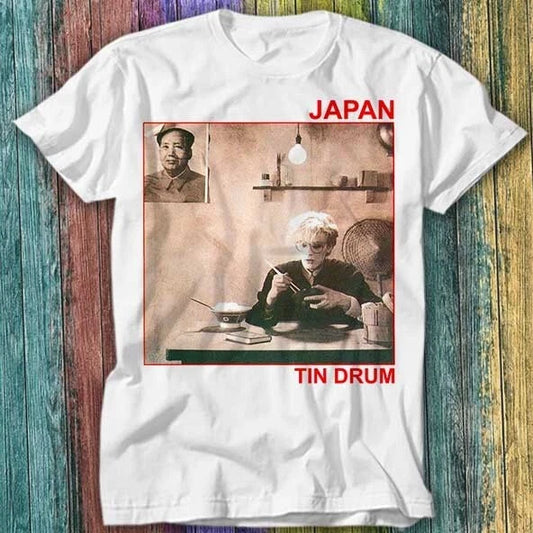 Japan Sylvian Tin Drum 80s Music Synth T Shirt Top Tee 583