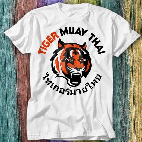 Tiger Muay Thai Mma Ufc Martial Arts Phuket Thailand Gym T Shirt Top Tee 393