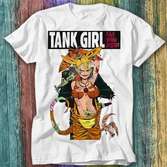 Super Sexy Naughty Tank Girl Bad Wind Rising T Shirt Top Tee 513