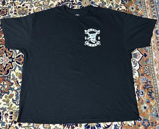 Vintage Heathen Nation Sz Xxxlarge Black Graphic Death Head Tee Shirt 4057